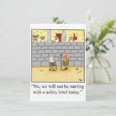 Funny Retirement Humor Party Kaart (Staand voorkant)