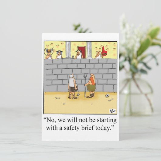 Funny Retirement Humor Party Kaart (Staand voorkant)