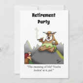 Funny Retirement Humor Party Kaart (Voorkant)