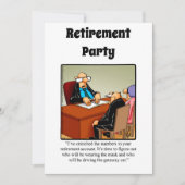 Funny Retirement Humor Party Kaart (Voorkant)