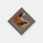 Funny Retirement Humor Party Napkins Servet (Hoek)