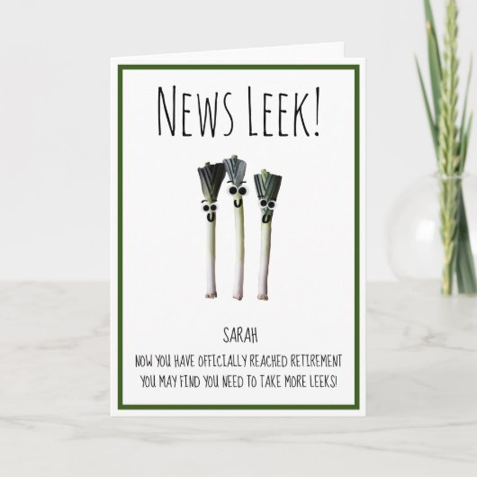 Funny Retirement Kaart (Voorkant)