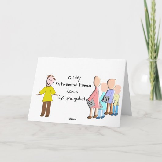 Funny Retirement Kards Kaart (Achterkant)