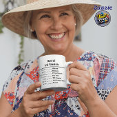 Funny Retirement Mug - Retired Life Schedule Mok