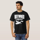 funny retirement of a fisherman t-shirt (Voorkant volledig)