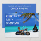 Funny Retirement Party Biker Motorcyclist Kaart (Voorkant / Achterkant)