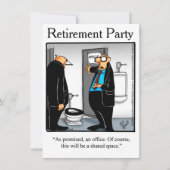 Funny Retirement Party Humor Kaart (Voorkant)