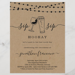 Funny Retirement Party Invitation Flyer