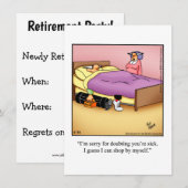 Funny Retirement Party nodigt 'spectickles' uit Kaart (Voorkant / Achterkant)