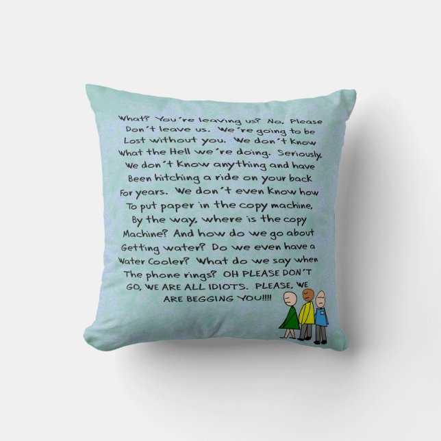 Funny Retirement Pillow van de groep Kussen (Voorkant)