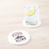 Funny Retirement Plan Mountain Zandsteen Onderzetter (Zijkant)