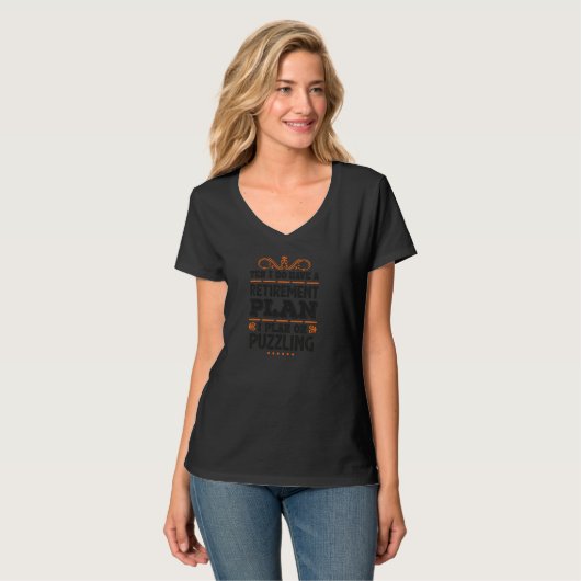 Funny Retirement Plan Puzzling Pullover (Voorkant volledig)
