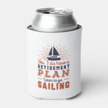 Funny Retirement Plan Sailing in Sailboat