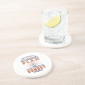 Funny Retirement Plan Zandsteen Onderzetter (Zijkant)