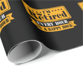 Funny Retirement Quote 2021 Mannen Vrouwen in rust Cadeaupapier (Rol Hoek)