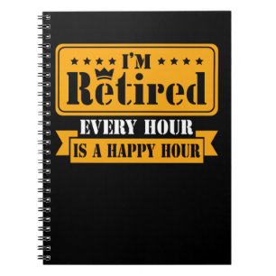 Funny Retirement Quote 2021 Mannen Vrouwen in rust Notitieboek