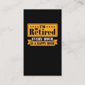 Funny Retirement Quote 2021 Mannen Vrouwen in rust Visitekaartje (Voorkant)