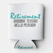 Funny Retirement Quote Blikjeskoeler (Voorkant)