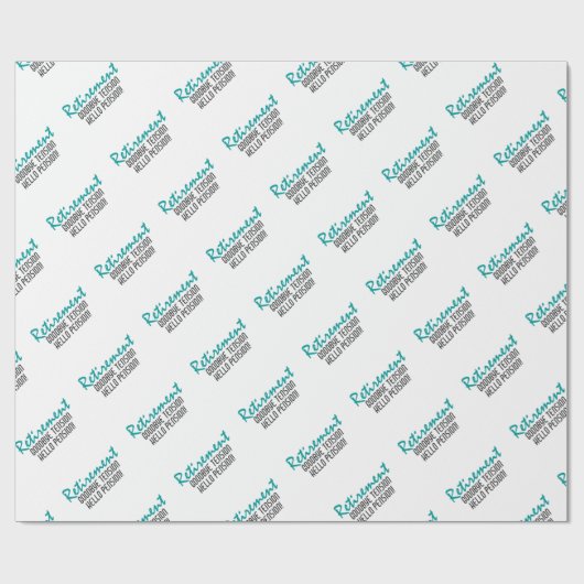 Funny Retirement Quote Cadeaupapier (Vlak)