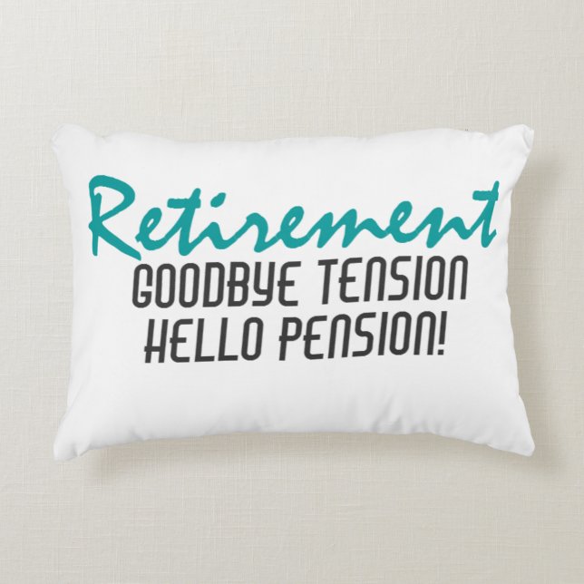 Funny Retirement Quote Decoratief Kussen (Voorkant)