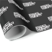 Funny Retirement Quote - Geen idee waarom uit bed Cadeaupapier (Rol Hoek)