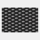 Funny Retirement Quote - Geen idee waarom uit bed Inpakpapier Vel (Voorkant 2)