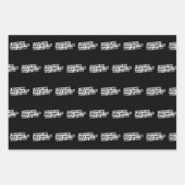 Funny Retirement Quote - Geen idee waarom uit bed Inpakpapier Vel (Voorkant)