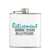 Funny Retirement Quote Heupfles (Voorkant)