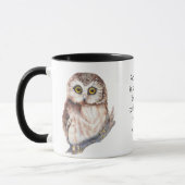 Funny Retirement Quote Koffee Owl met Attitude Hu Mok (Links)