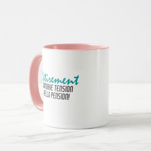 Funny Retirement Quote Mok (Voorkant links)