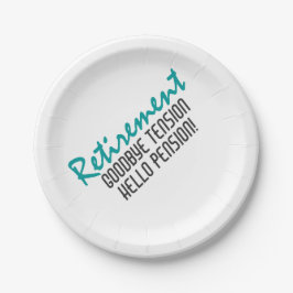 Funny Retirement Quote Papieren Bordje