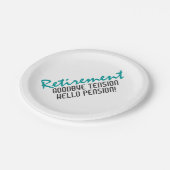 Funny Retirement Quote Papieren Bordje (Gekanteld)