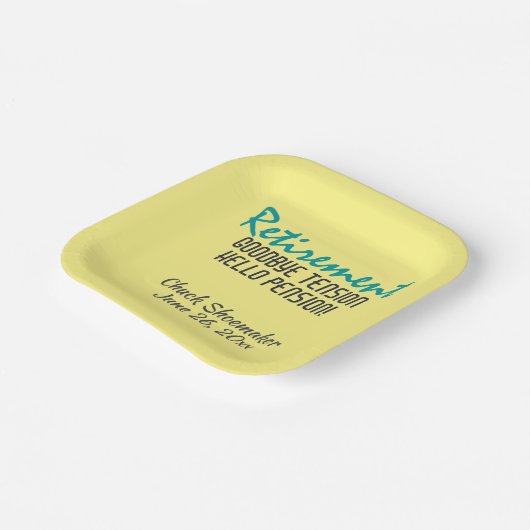 Funny Retirement Quote Personalized Papieren Bordje (Gebogen)