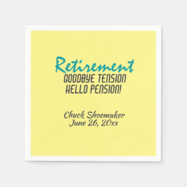 Funny Retirement Quote Personalized Servet