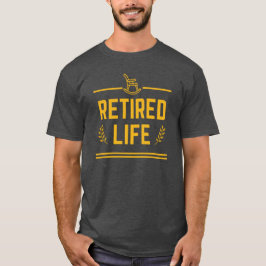Funny Retirement Rocking-stoel - Levensduur in rus T-shirt