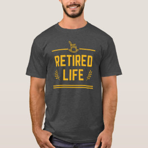 Funny Retirement Rocking-stoel - Levensduur in rus T-shirt