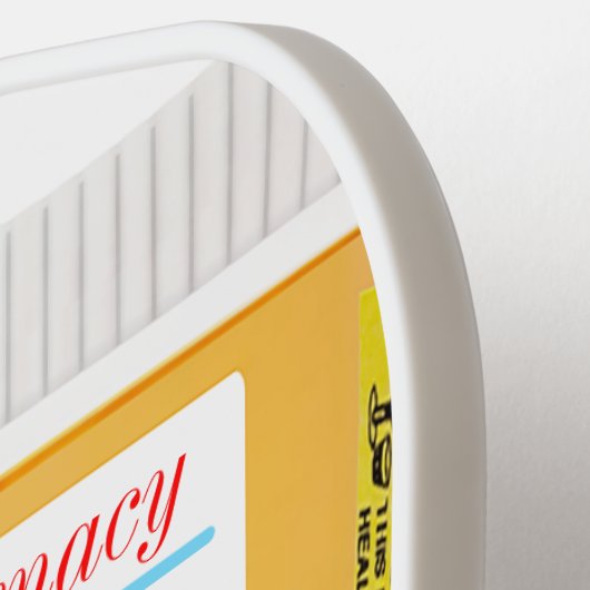 Funny Retirement RX Pickleball Pickleball Paddle (Links Detail)