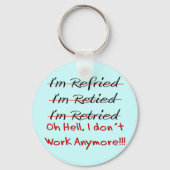 Funny Retirement Shirten and Gifts Sleutelhanger (Voorkant)