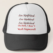 Funny Retirement Shirten and Gifts Trucker Pet (Voorkant)