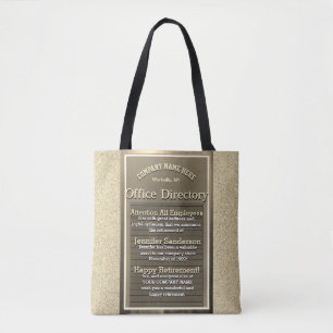 Funny Retirement Sign  Tote Bag
