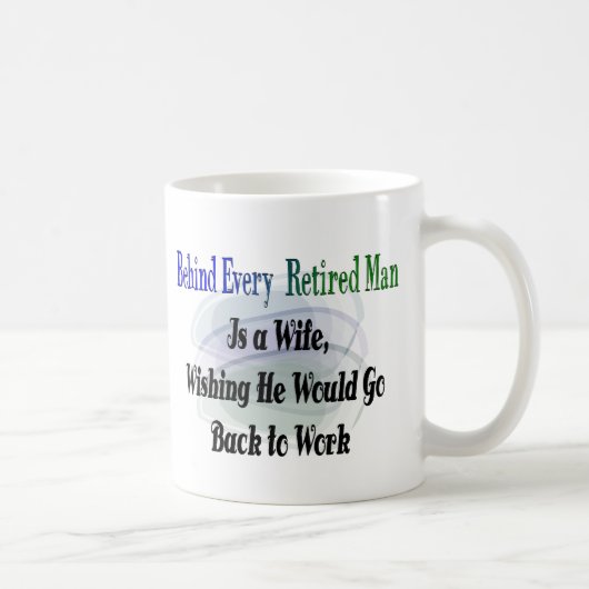 Funny Retirement T-Shirts en Gifts Koffiemok (Rechts)