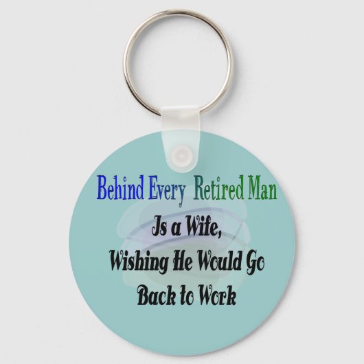Funny Retirement T-Shirts en Gifts Sleutelhanger (Voorkant)