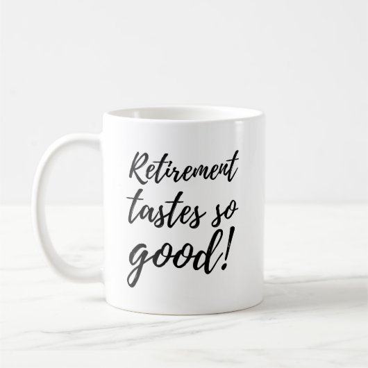 Funny Retirement Tastes So Good Gift Koffiemok (Links)