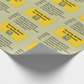 Funny Retirement Texting Cadeaupapier (Hoek)