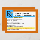 Funny Retirement Uitnodiging | Alle feestdagen (Voorkant / Achterkant)