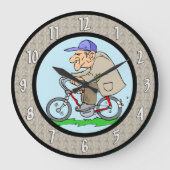 Funny Retirement Wall Clock Grote Klok (Voorkant)