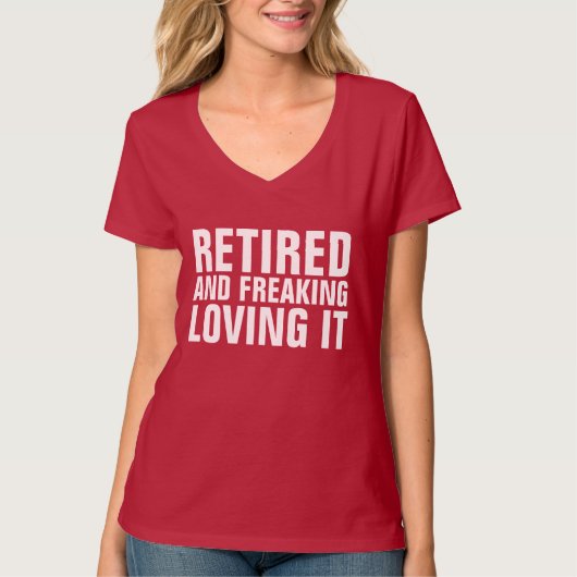 Funny RETIRETIRED T-Shirts (Voorkant)