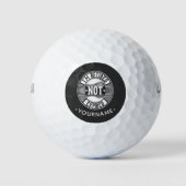 Funny Retivation Gift I'm Retired NOT Expired Golfballen (Voorkant)