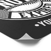 Funny Retivation Gift I'm Retired NOT Expired Poster (Hoek)