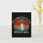 Funny Retre Golf Tee For Men Golf,funny Srt Father Kaart (Gele Bloem)